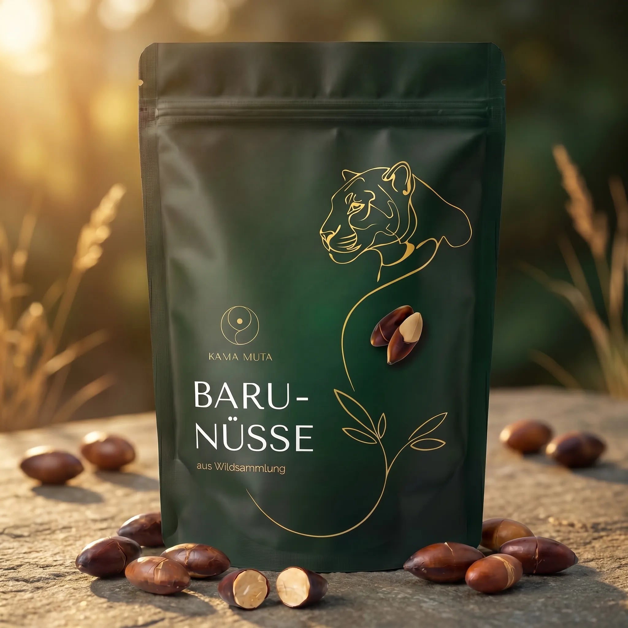 Geröstete Baru-Nüsse